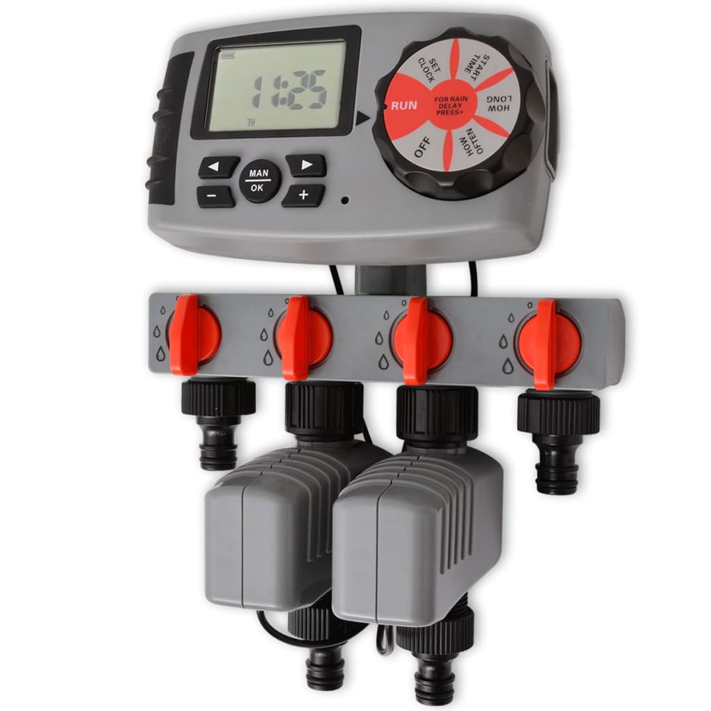 Automatic Watering Timer with 4 Stations 3V