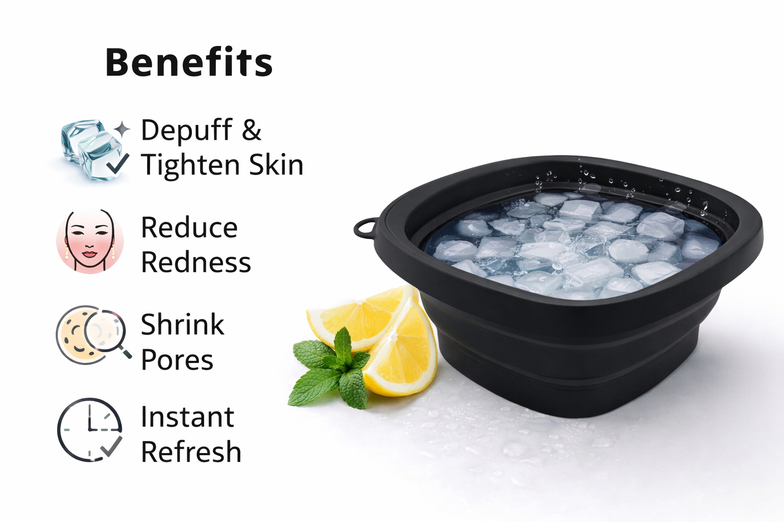 Instant Ice Facial for Clear Tight Skin