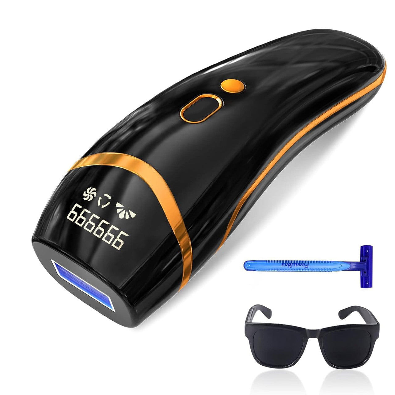 Laser Hair Removal, IPL Hair Removal Permanent for Women and Men, Hair Removal Device 999999 Flashe