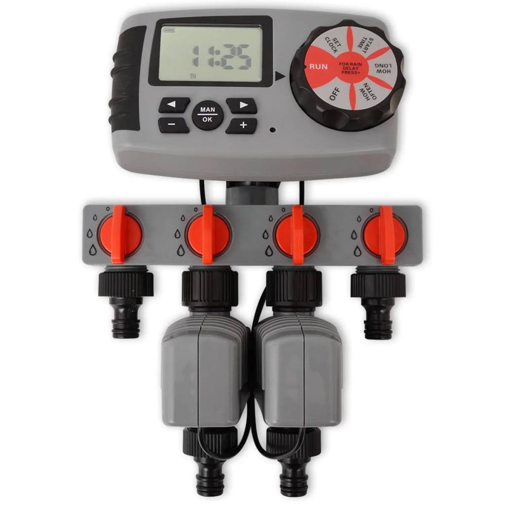 Automatic Watering Timer with 4 Stations 3V
